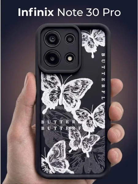 URBAZZA Чехол на Infinix Note 30 Pro с бортиками и рисунком