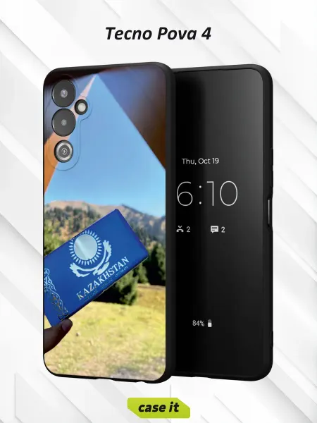 Case it Чехол на Tecno Pova 4с принтом Шоколад