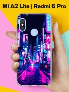 Xiaomi Чехол на Mi A2 Lite Redmi 6 Pro 6 Plus с принтом