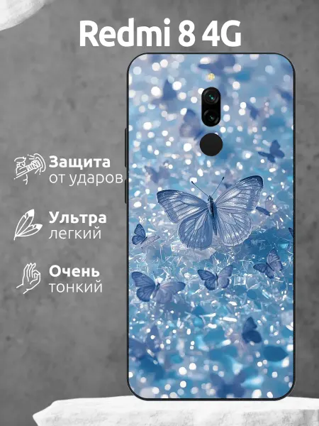 Li&Va Чехол на Redmi 8 бабочки