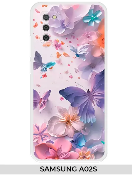 Samsung Чехол на Galaxy A02s с принтом