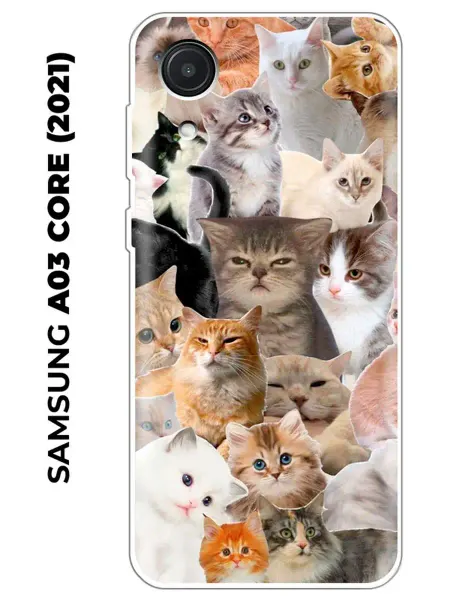 NOOTO Чехол на Samsung A03 Core с принтом