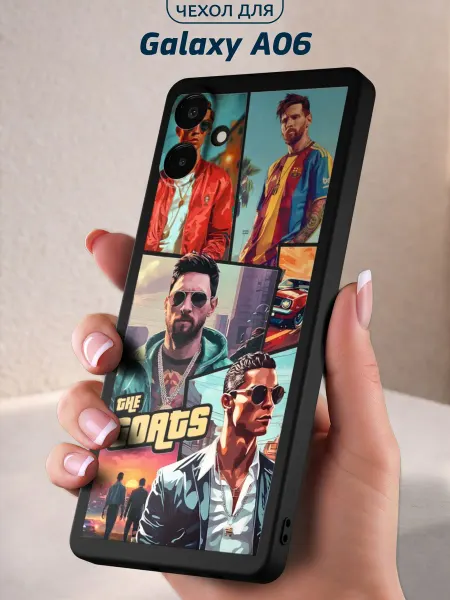 Infinity pick Чехол на Galaxy A06 с принтом Goats