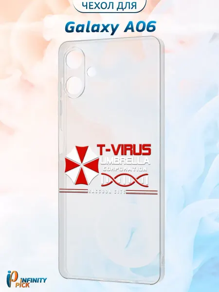 Infinity pick Чехол на Galaxy A06 с принтом T-Virus