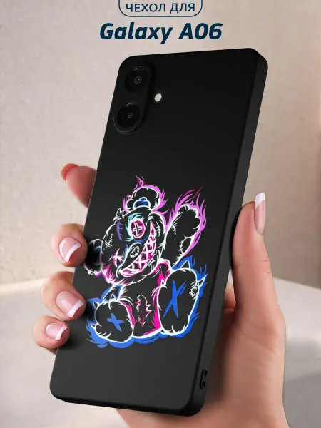 Infinity pick Чехол на Galaxy A06 с принтом Мишка