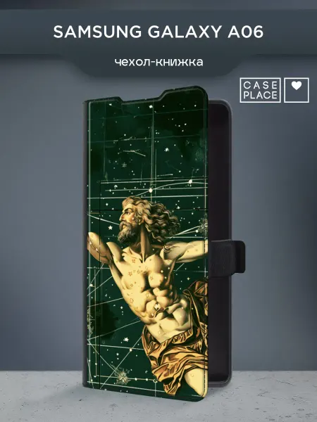 Samsung Чехол-книжка на A06 винтаж