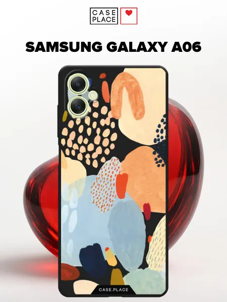 Samsung Матовый чехол на A06 яркий