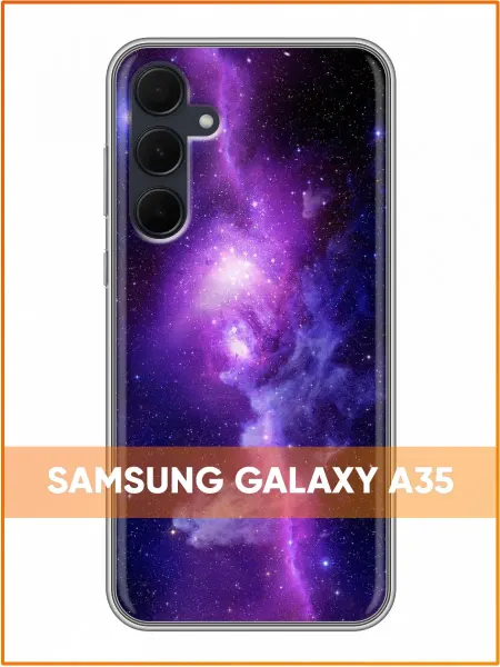 Case Face Чехол на Samsung Galaxy A35 с принтом Космос