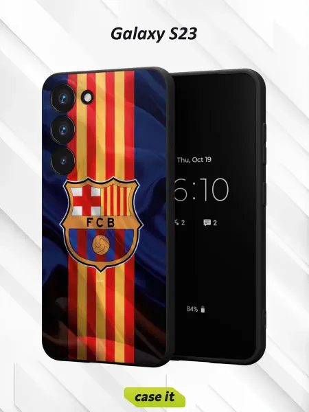 Case it Чехол на Samsung S23 a fragment of the Barcelona shape