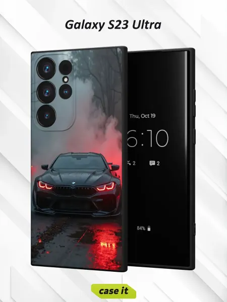 Case it Чехол на Samsung S23 Ultra с принтом автомобиль BMW M4