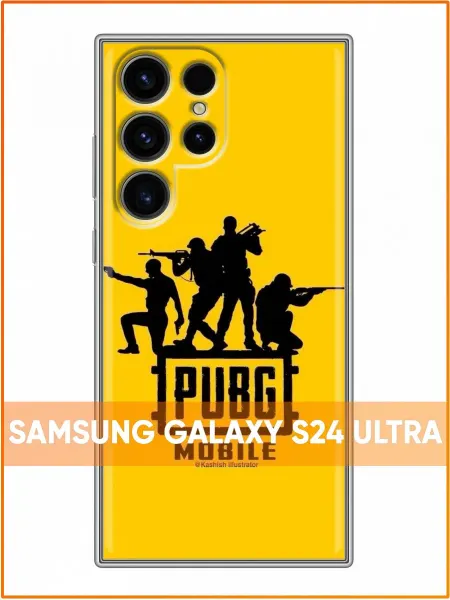 Case Face Чехол на Samsung Galaxy S24 Ultra с принтом PUBG