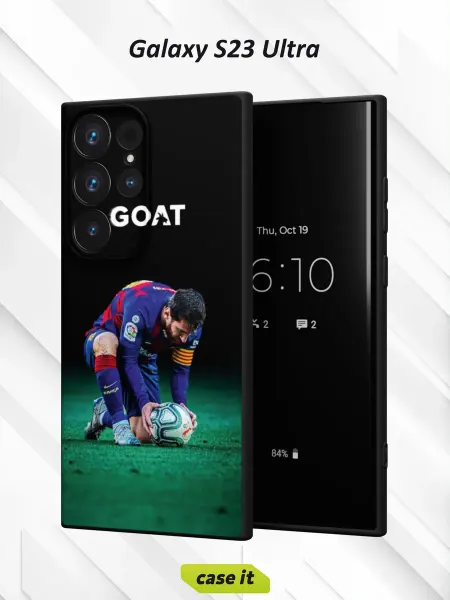 Case it Чехол на Samsung S23 Ultra с принтом Goat футбол