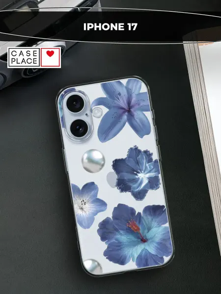 Чехол на iPhone 17 с цветочками