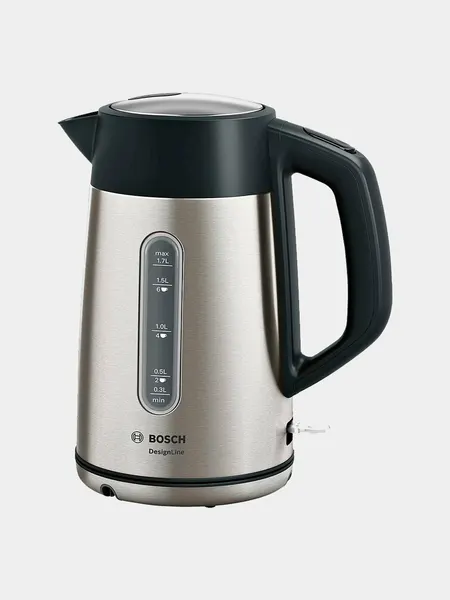 Электрочайник Bosch TWK4P440, 2400Вт, нержавеющая сталь, 1.7л