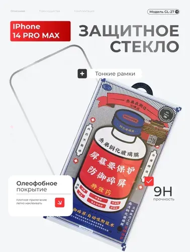 Защитное стекло для iPhone 14 Pro Max
