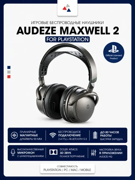 Audeze Maxwell Наушники 2, PlayStation