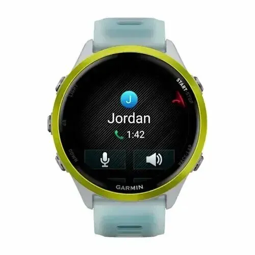 Смарт-часы Garmin Forerunner 570, силикон, 47 мм, белые/желтые
