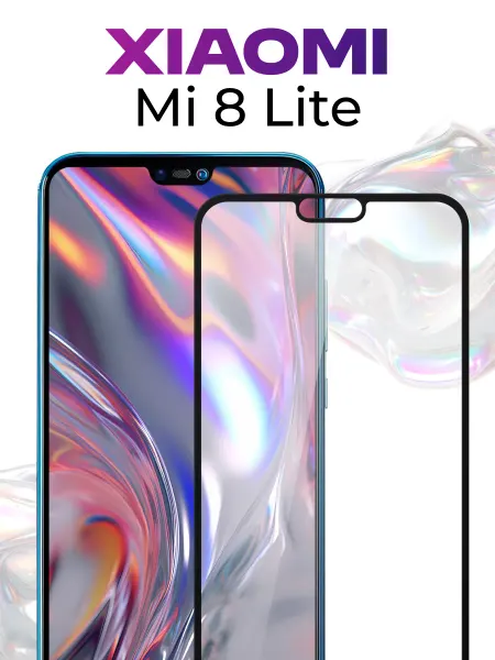 Стекло на Xiaomi Mi 8 Lite, прозрачная защита на экран Сяоми