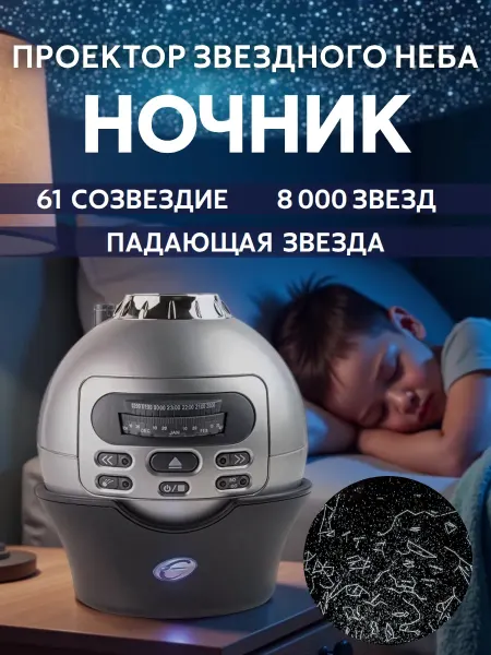 ANYSMART Проектор звездного неба, ночник для детей, планетарий
