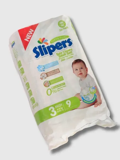 Slipper 3 MIDI Подгузники для малышей, 4-9 кг