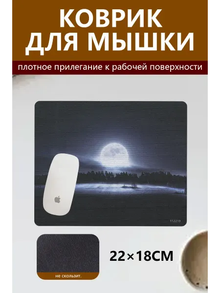 СЧАСТЛИВЫЙ ДОМ Коврик для мыши большой 22х18х0.15 см