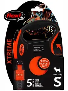 Поводок рулетка для собак Flexi Xtreme L лента 5м до 65 кг
