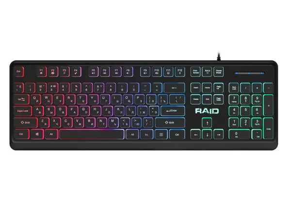 DEFENDER Клавиатура игровая Raid GK-778DL RU, проводная, USB