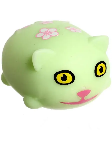 DENCO Seller Антистресс игрушки мялка Котик с пастой 1 шт