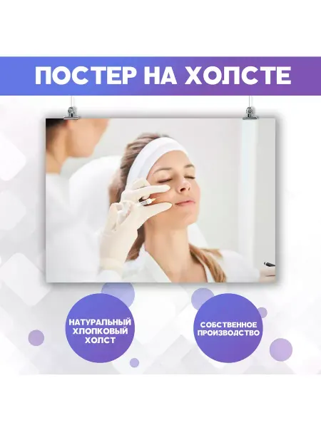 POSTERNAK Постер Косметология Салон красоты Уход за лицом (3) 40х60 см