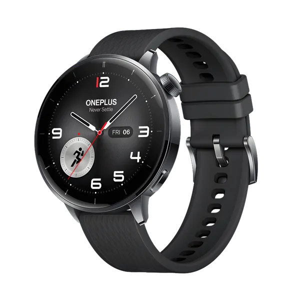 Смарт-часы OnePlus Watch 3 43 мм, AMOLED, Bluetooth, NFC, серебристая сталь