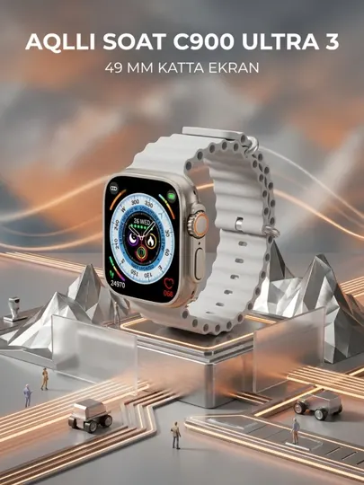 Умные часы Smart-watch C900 Ultra 3, 49 мм