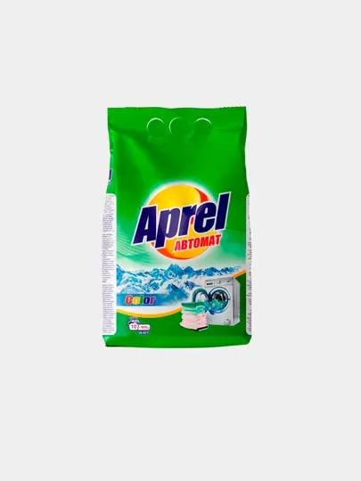 Стиральный порошок APREL COLOR Альпийская свежесть, 900 гр, 10 стирок, эффект капсулы
