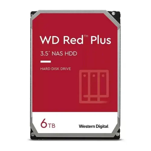 Western Digital 6 ТБ Внутренний жесткий диск, 3.5", SATA III 6 Гбит/с (6 ТБ Жесткий диск WD Purple Surveillance WD60EJRX)
