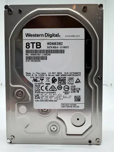Western Digital 8 ТБ Внутренний жесткий диск, 3.5"