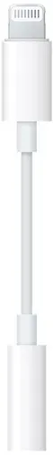 Apple Кабель-переходник 3.5 мм Jack - Lightning, белый (MMX62ZM/A)