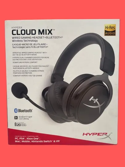 Проводные и Bluetooth HyperX Cloud MIX наушник и для игр и музыки 3.5 mm, Hi-Res Audio