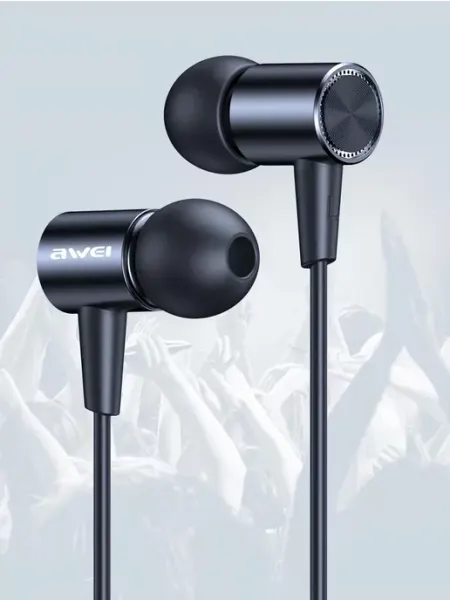 AWEI Наушники проводные с микрофоном 3.5