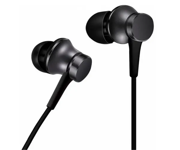 Наушники Xiaomi Mi In-Ear Headphones Basic Global для РФ, mini jack 3.5 mm, черный