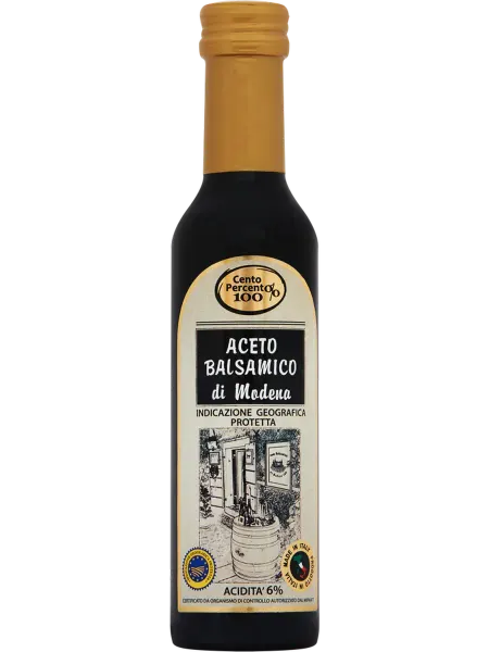 Уксус бальзамический CENTO PERCENTO из Модены, 250г