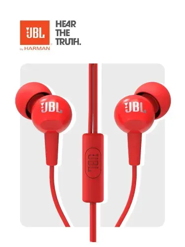 Проводные наушники JBL С100SI, mini jack 3.5 мм, черный