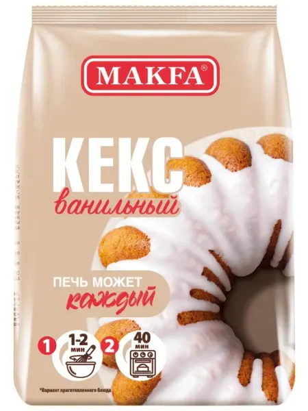 Кекс ванильный, 300г