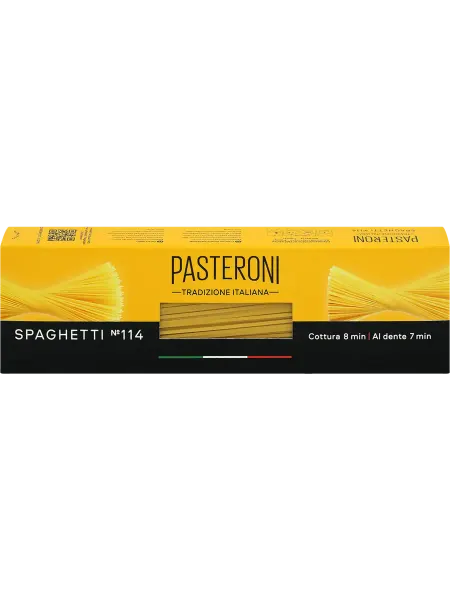 PASTERONI Макароны Spaghetti №114 группа А высший сорт, 450г