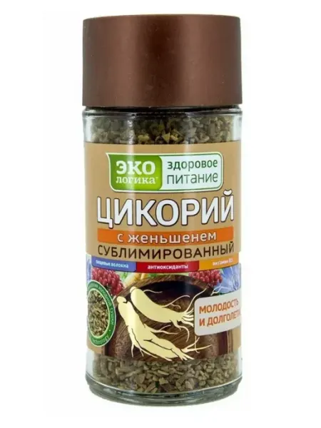 ЭкоЛогика Цикорий растворимый с женьшенем 85 г