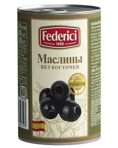 Federici Маслины без косточки, 300 гр.- 2 шт