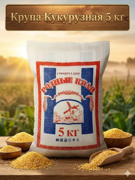 У каждого в душе Родные Края Кукурузная №4, 5кг