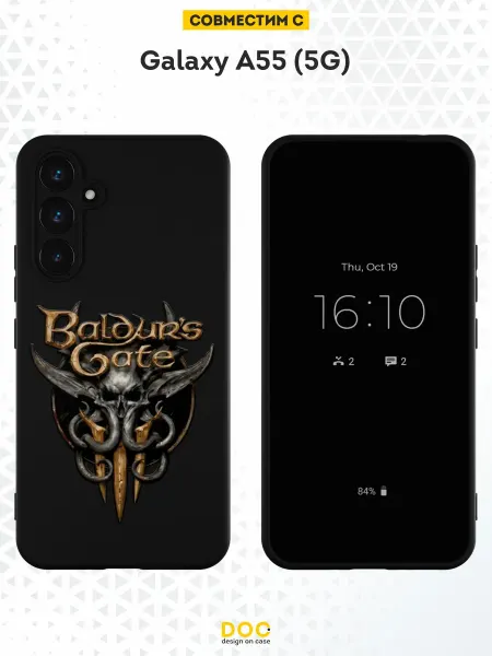 DesignOnCase Чехол на Samsung Galaxy A55 (5G) с прином Baldurs Gate 3