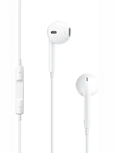 Проводные наушники Apple EarPods with 3.5mm Headphone Plug, с микрофоном, белые (MNHF2ZM/A)