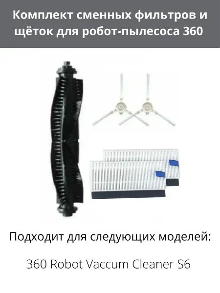 Effire Набор щеток для робот-пылесоса 360 Robot Vacuum Cleaner S6