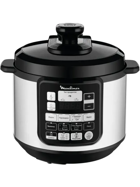 Moulinex Мультиварка CE620D32 черный нержавеющая сталь CE620D32