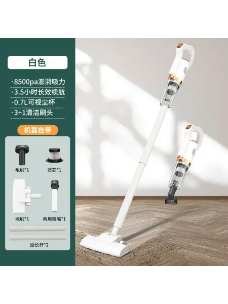 Портативный ручной пылесос белый Английская упаковка